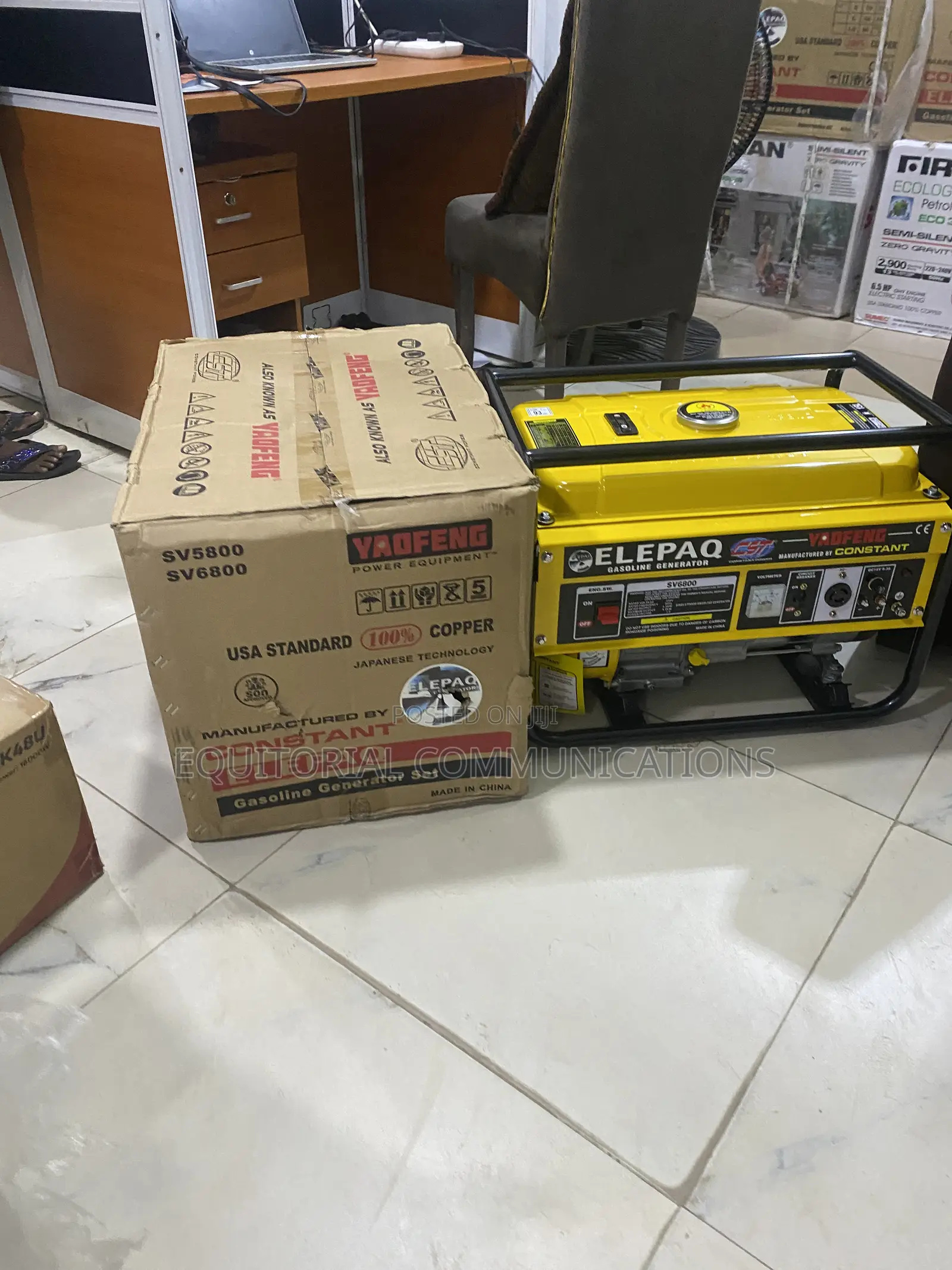 Elepaq SV6800 Petrol Generator – Perfect for Home
