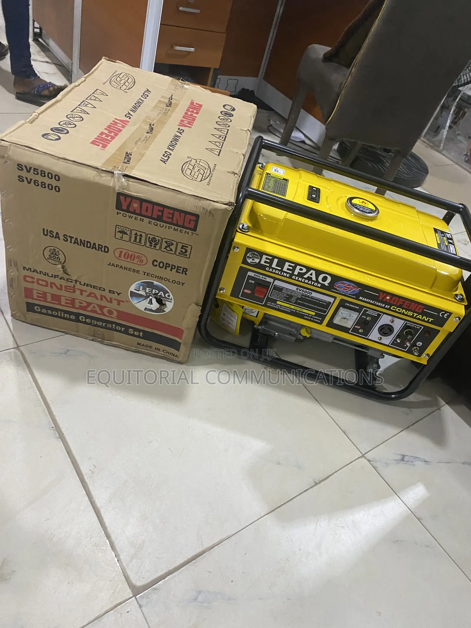 Elepaq SV6800 Petrol Generator – Quality You Can Trust