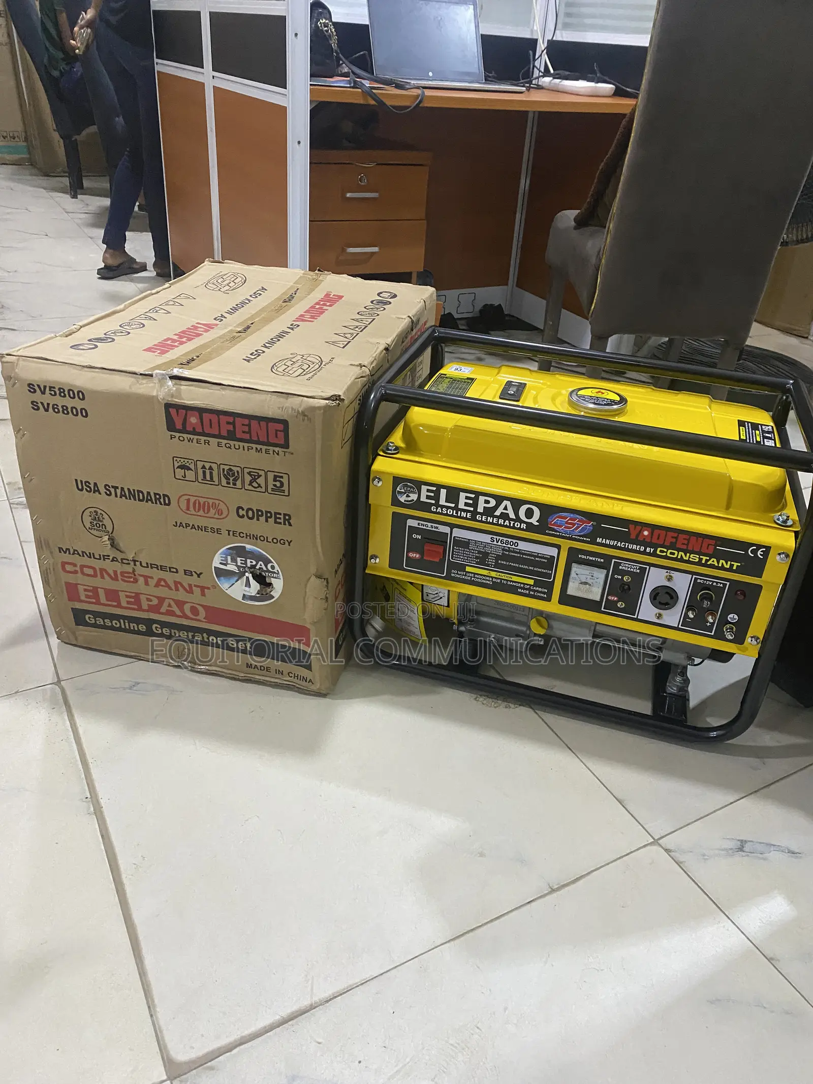 Elepaq SV6800 Petrol Generator – Home & Business Use