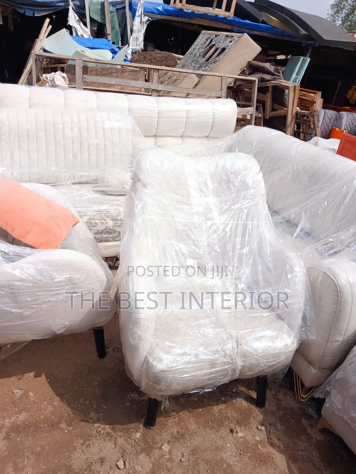 Luxury Off-White Chair Full Set – Premium Quality