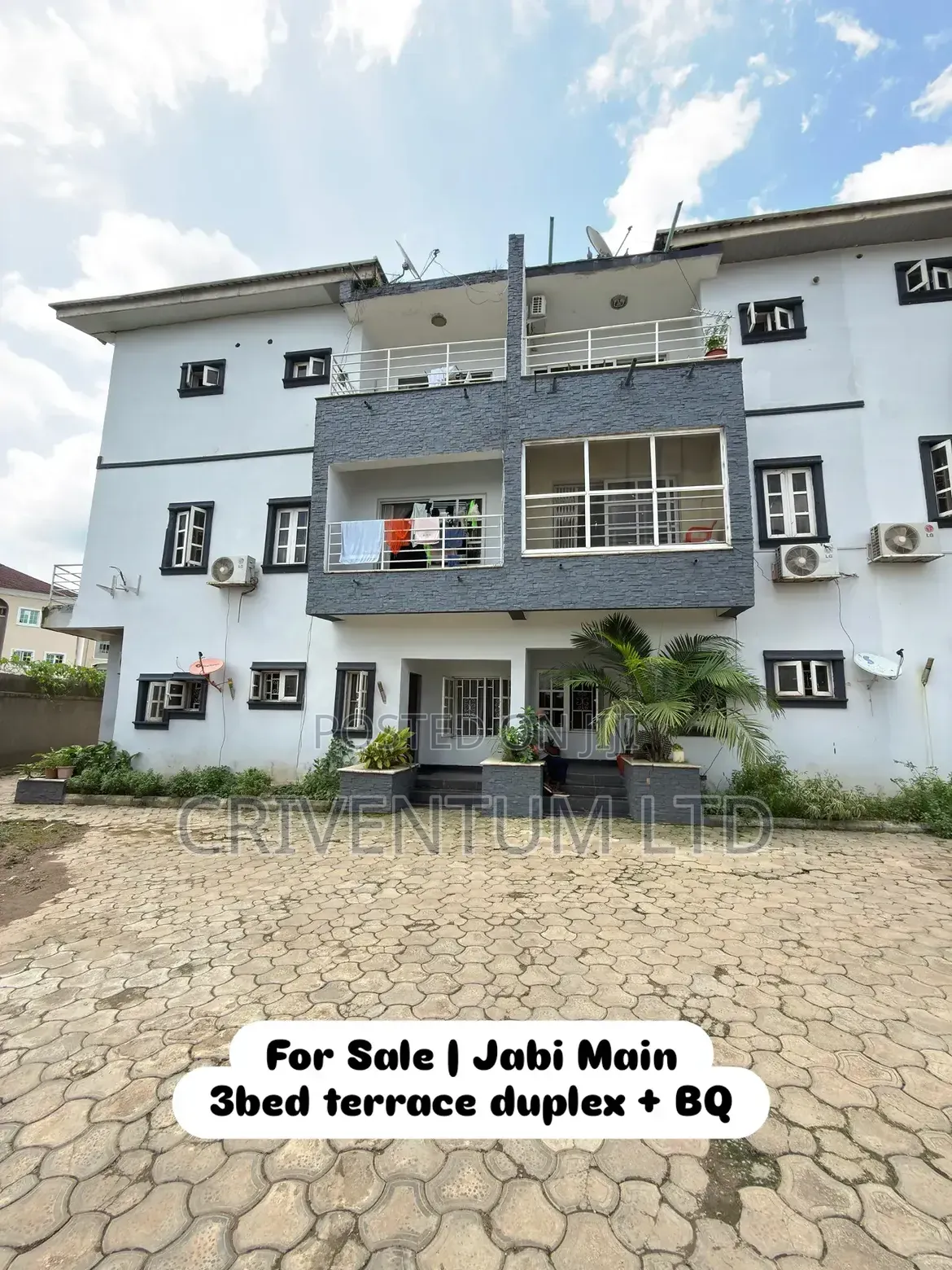 3bdrm Duplex in Jabi for sale