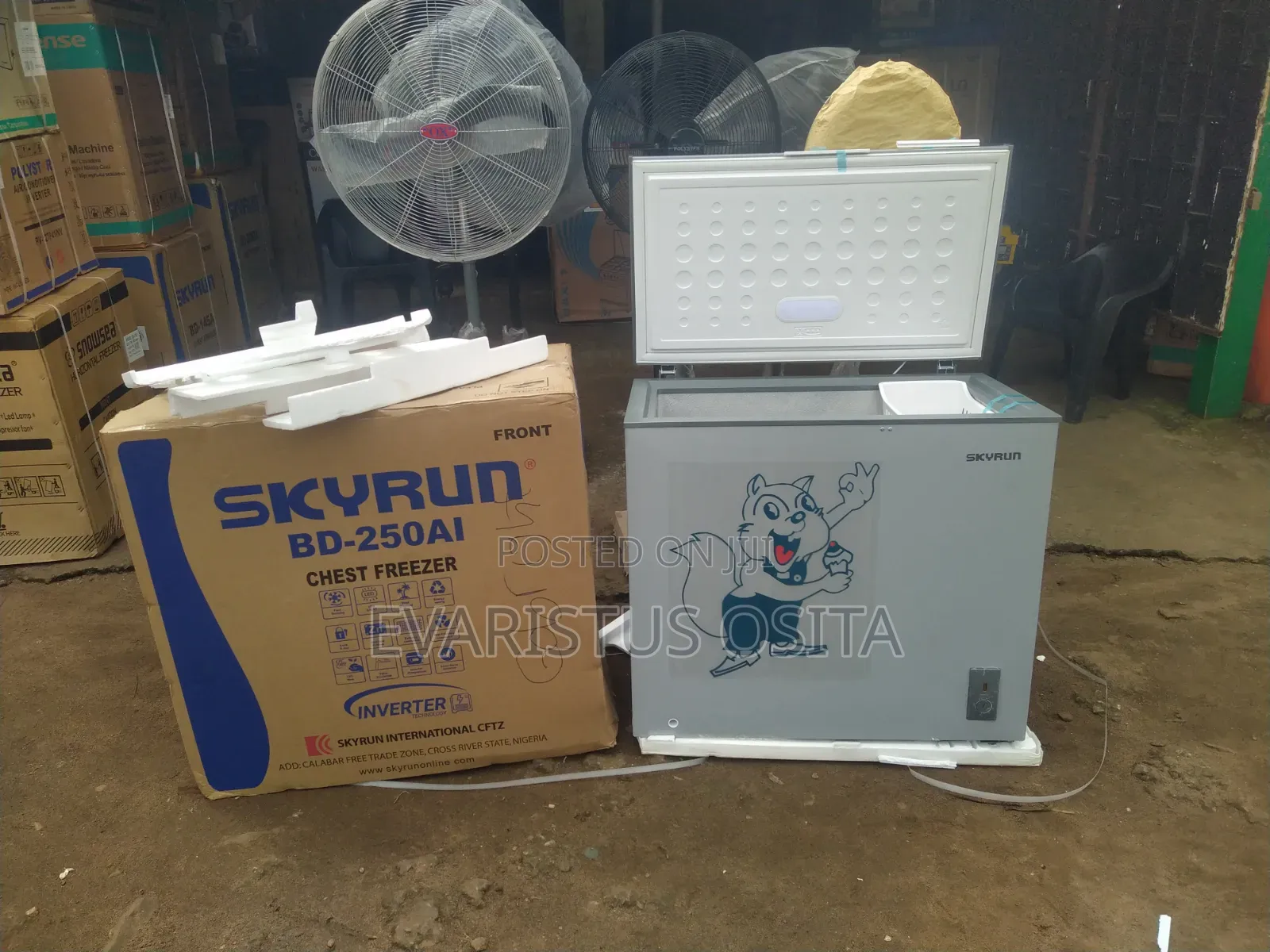 Skyrun Bd-250al Inverter Chest Freezer