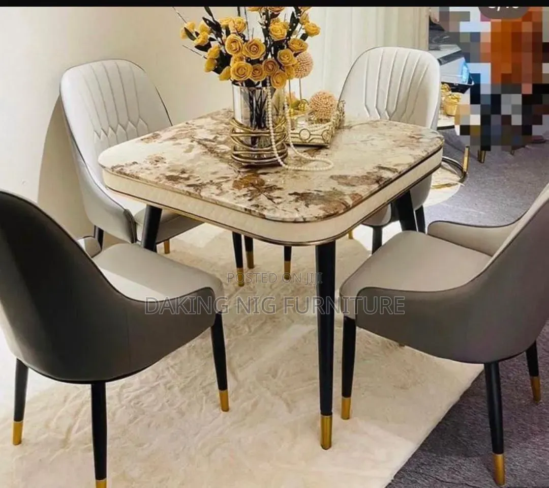 Strong Marble Dining by 4