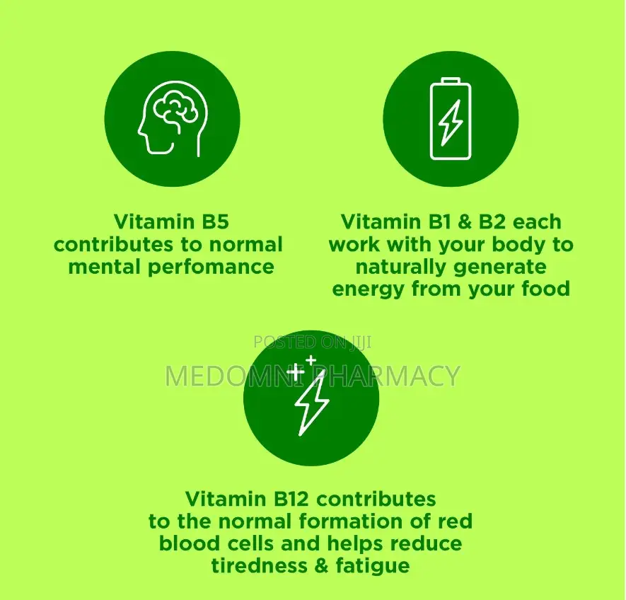 Berocca Energy Vitamin B & C Effervescent Tablets - 15 Count Tube