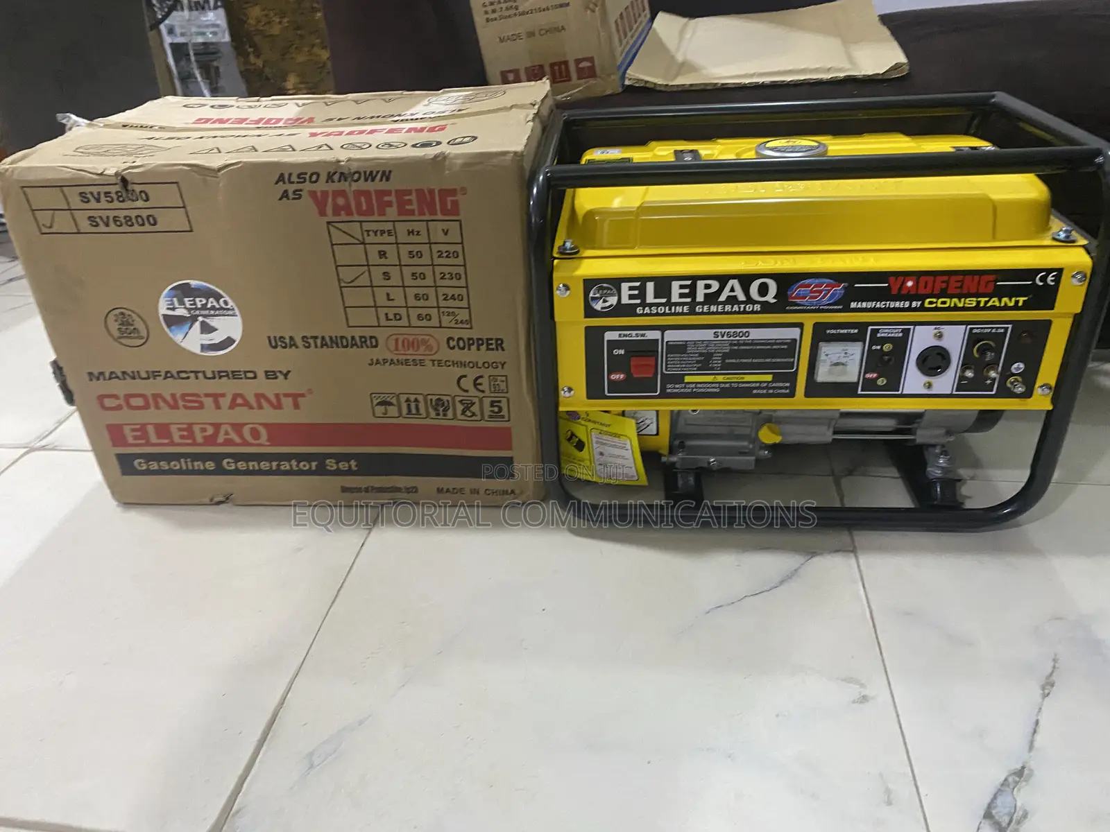 Elepaq SV6800 Petrol Generator – Get Yours Today