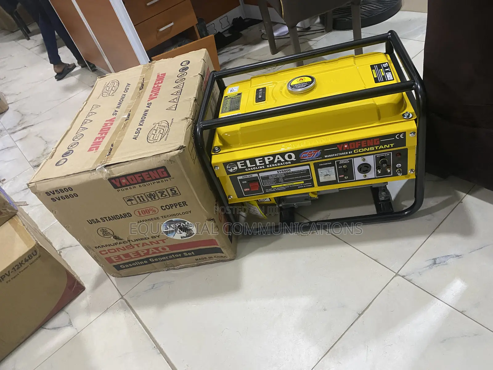 Elepaq SV6800 Gasoline Generator – Strong & Dependable