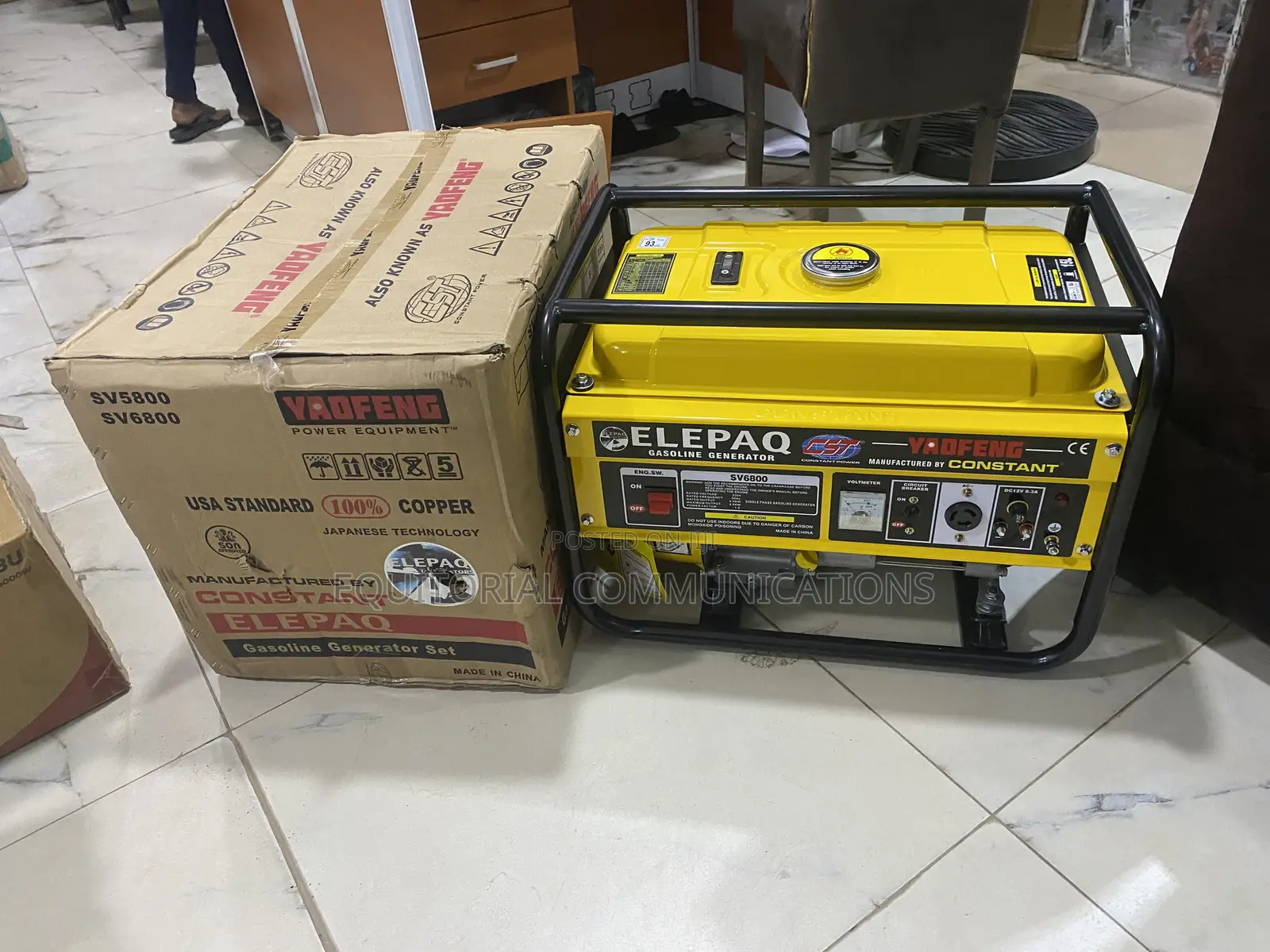 Elepaq SV6800 Petrol Generator – Made for Everyday Power