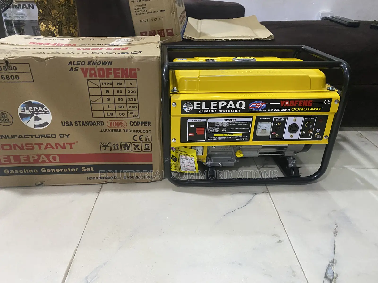 Elepaq SV6800 Petrol Generator – Made for Everyday Power