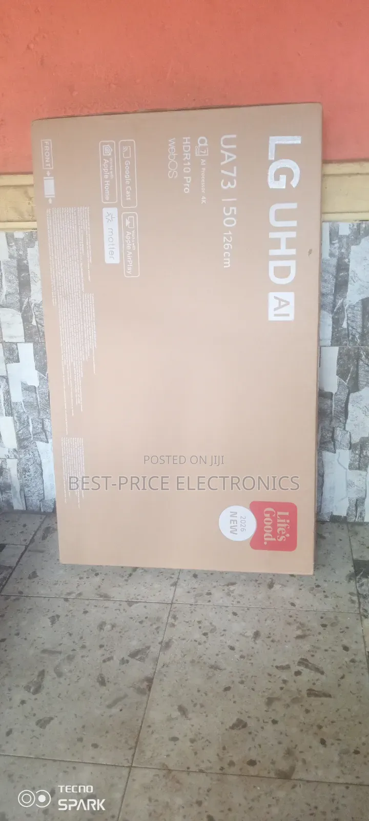 LG 50 Inches Smart Android TV With Apps Store