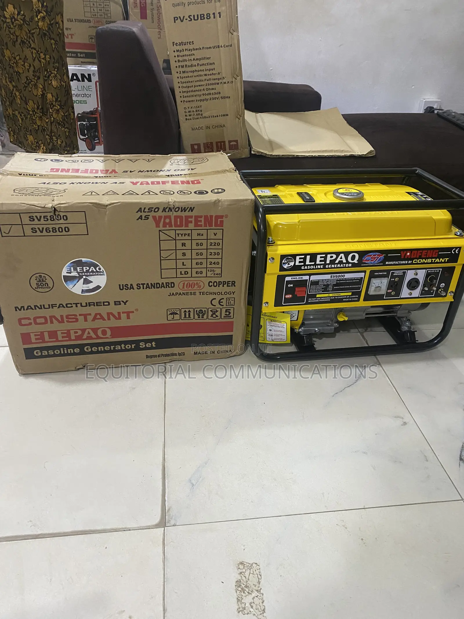 Elepaq SV6800 Gasoline Generator – Your Backup Power