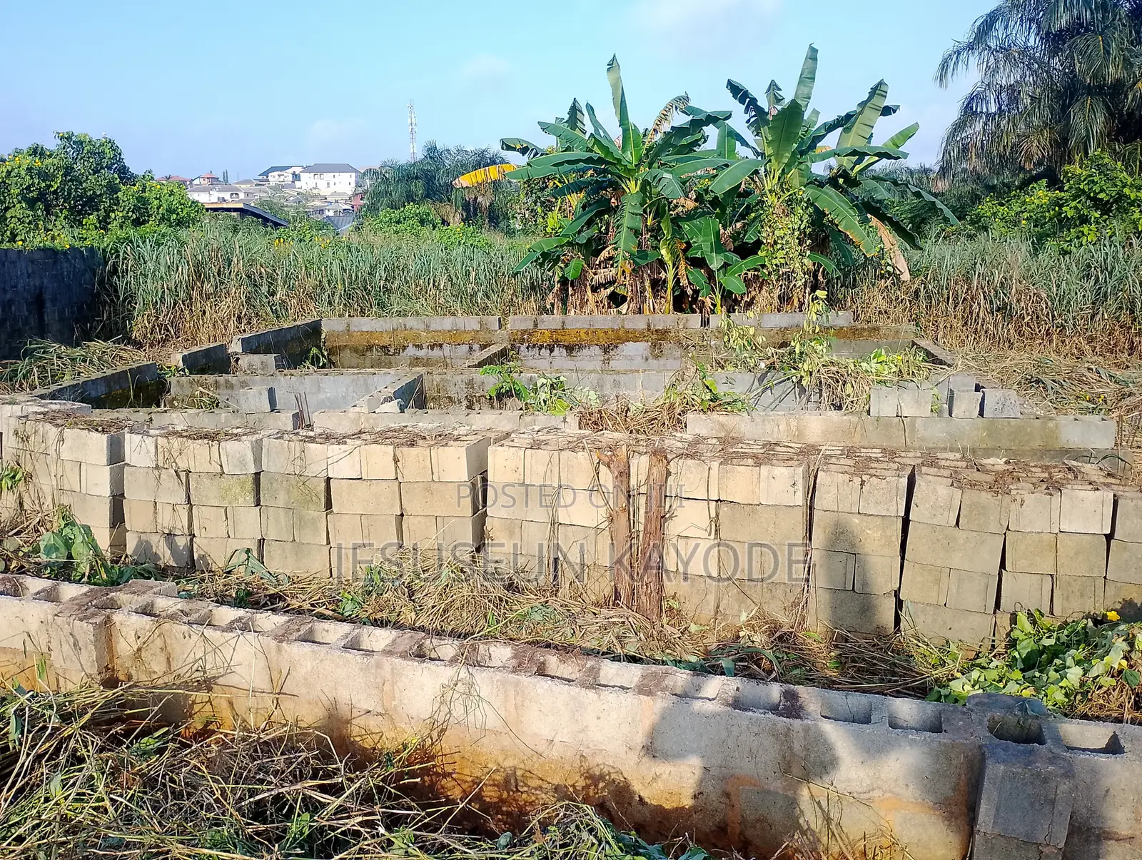 Full Plot of Land With Foundation