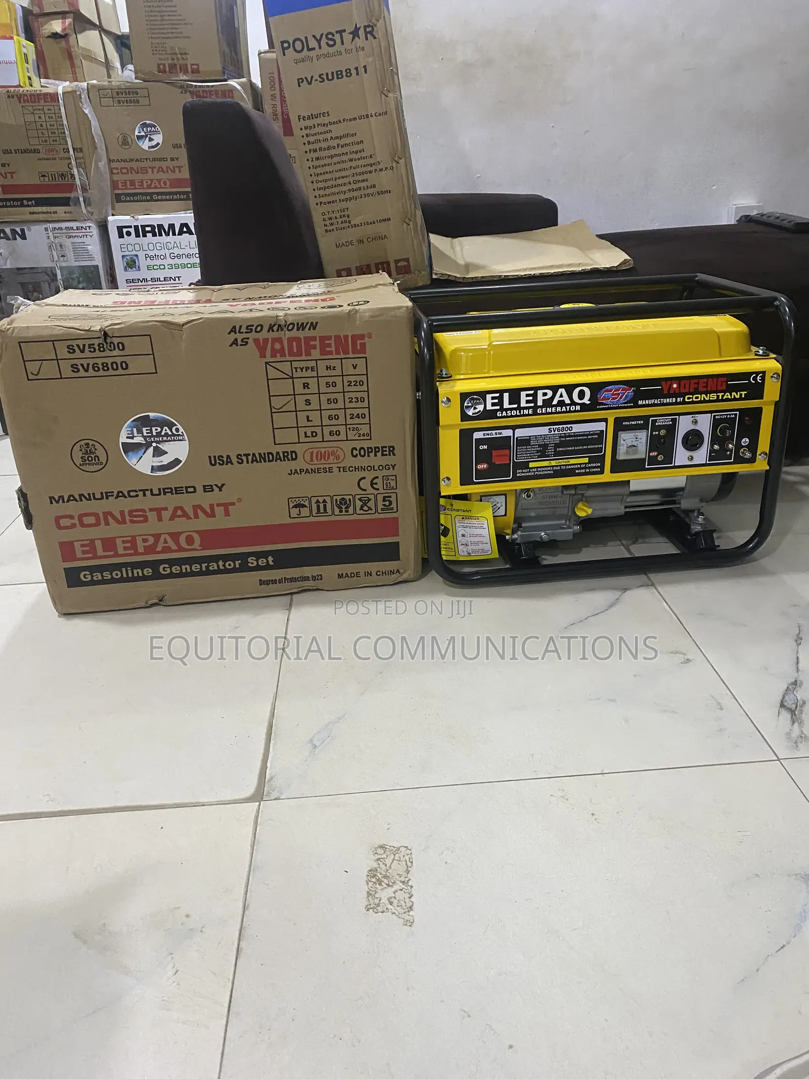 Worth Every Naira-Elepaq SV6800 Gasoline Generator