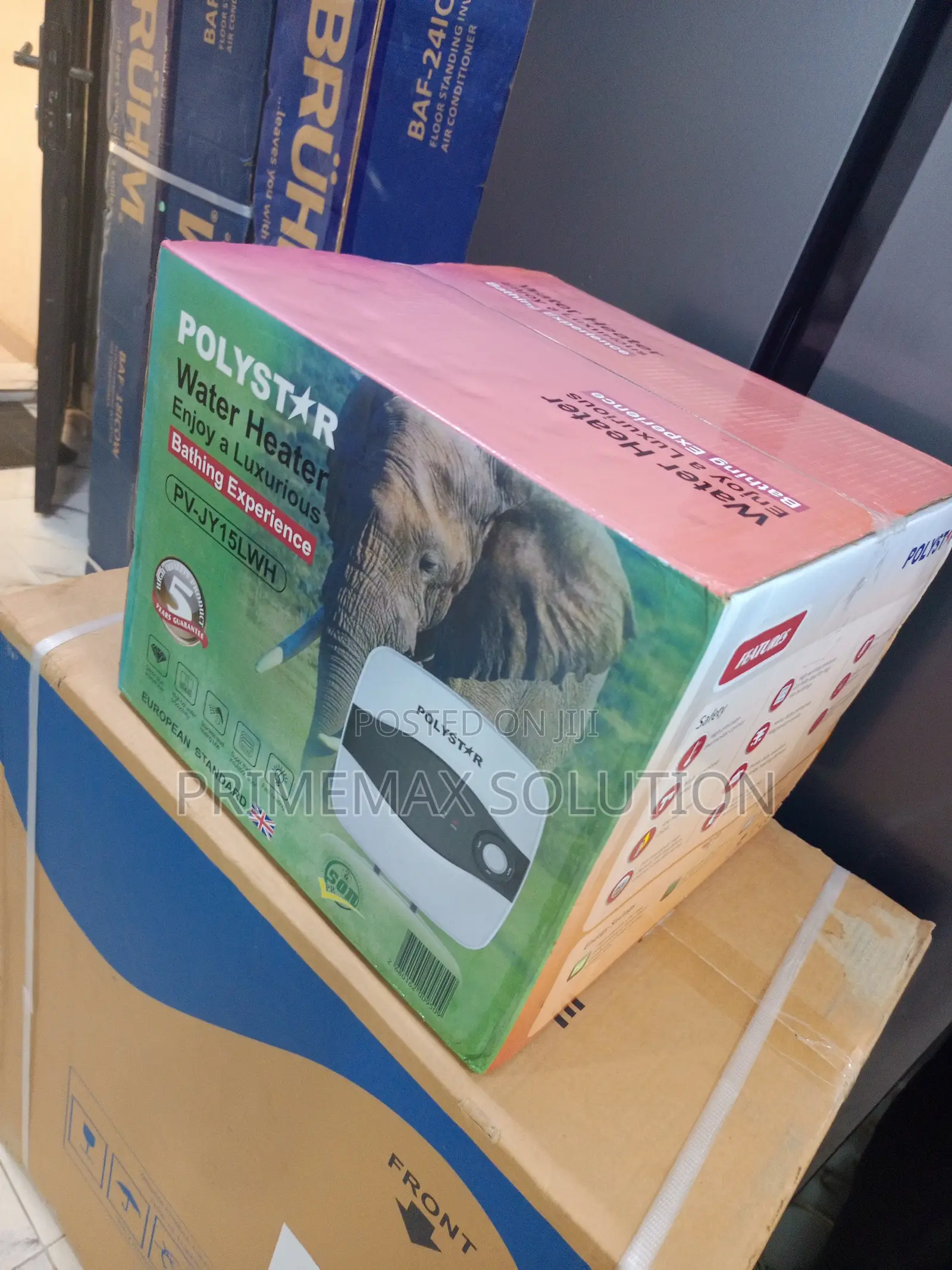 Polystar PV-JY15LWH 15L Electric Water Heater With Flexible Connector