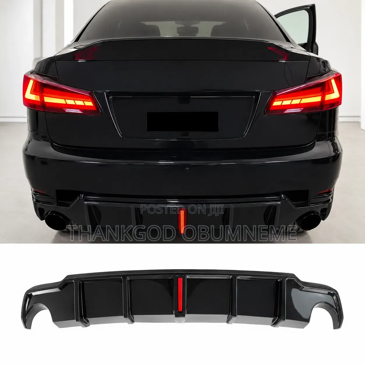 Back Bumper Spoiler for Is 250