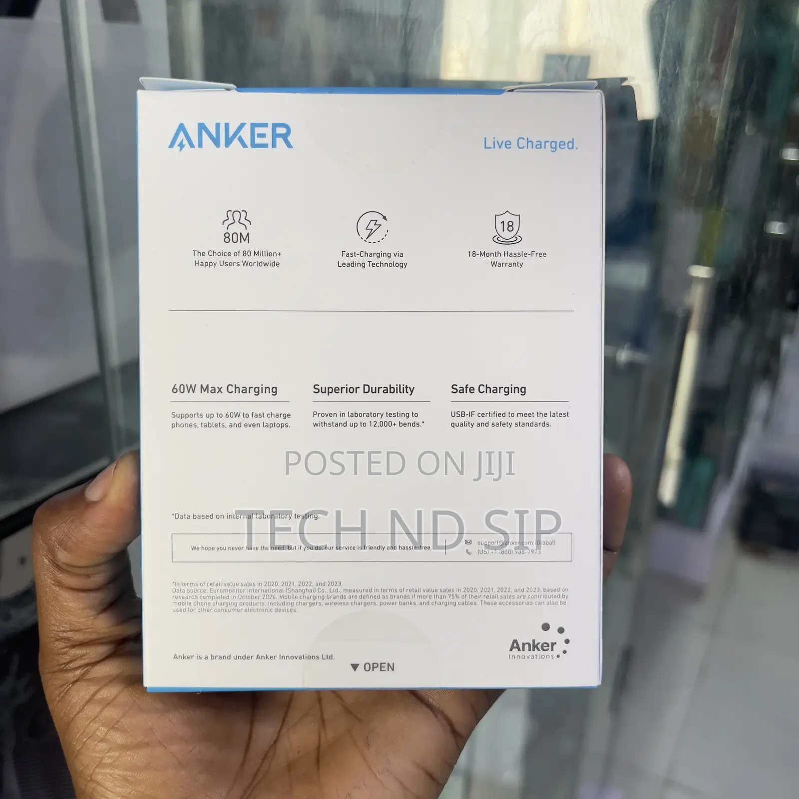 Anker 322 USB-C to Lightning Cable (3ft/0.9m Braided)