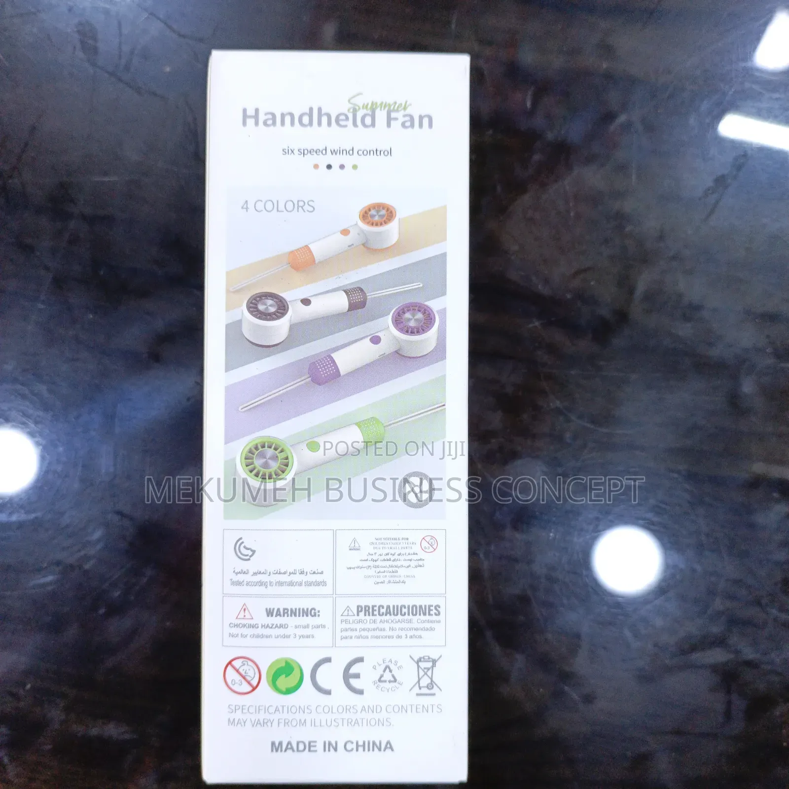 Summer Handheld Fan Six Speed Wind Control