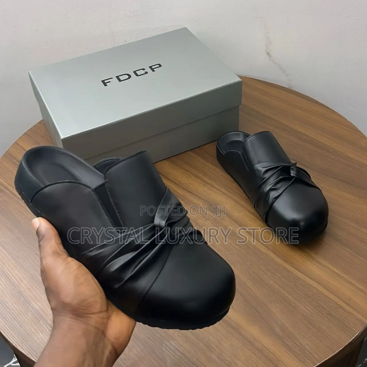 FDCP Quality Luxury Men Genuine Leather Halfshoe