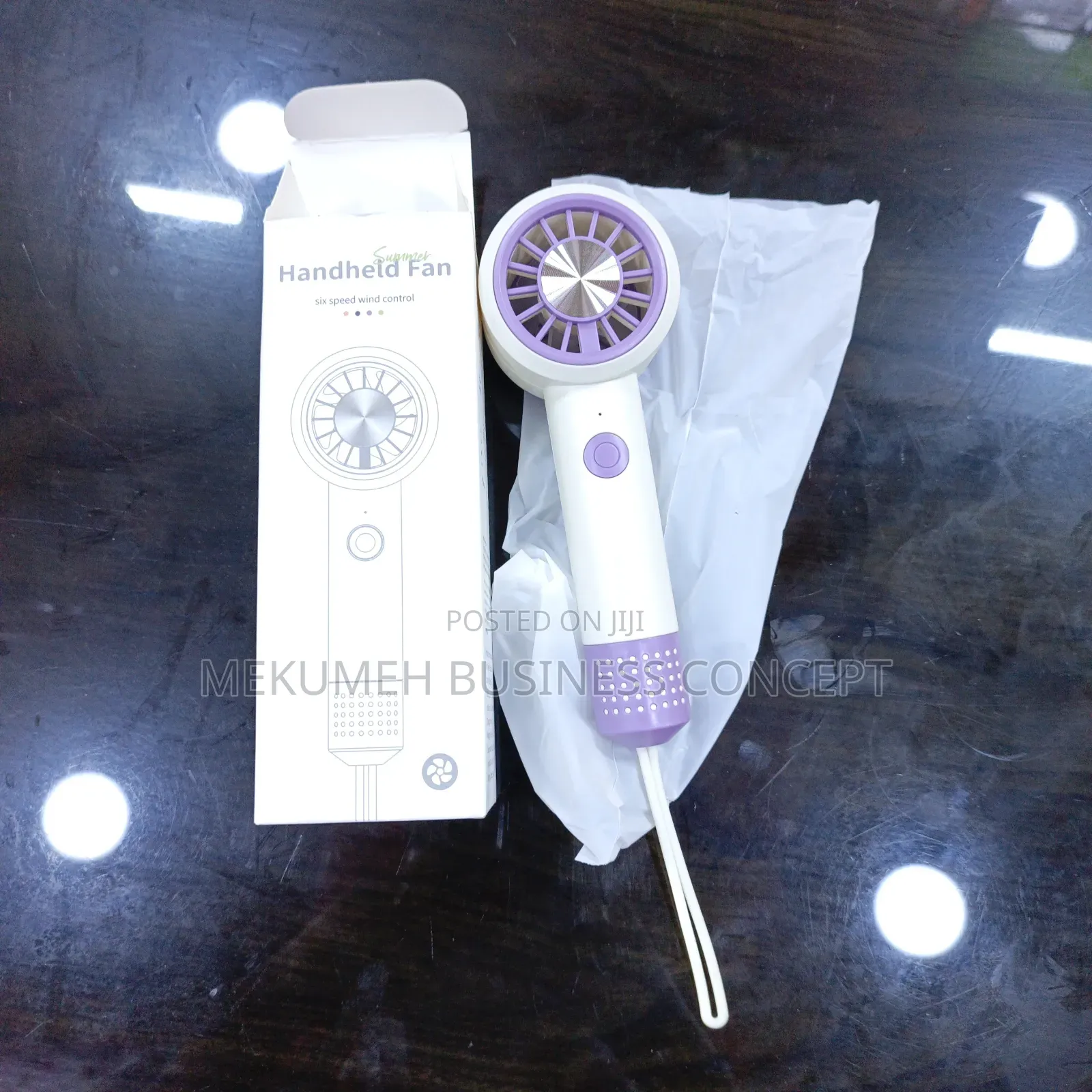 Summer Handheld Fan Six Speed Wind Control