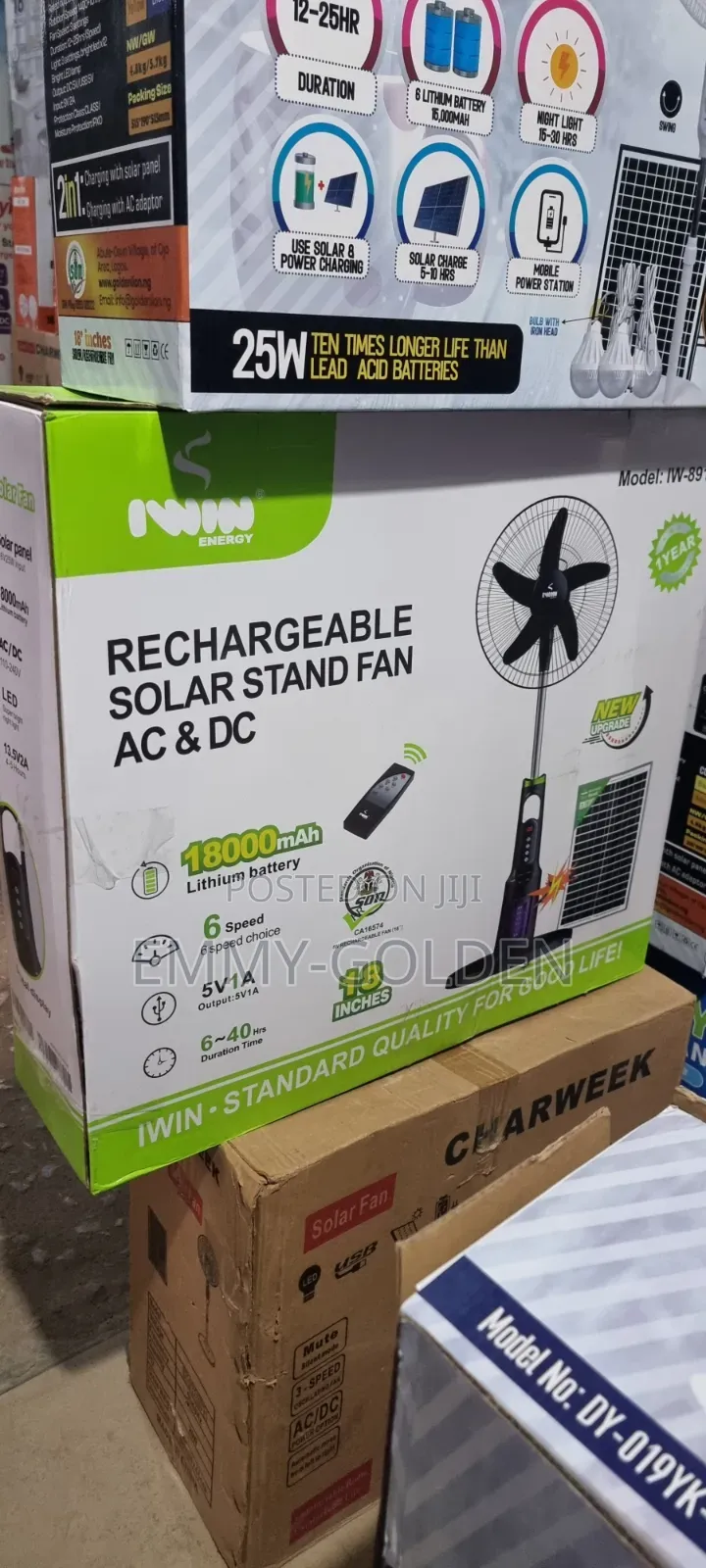 Iwin Rechargeable Fan