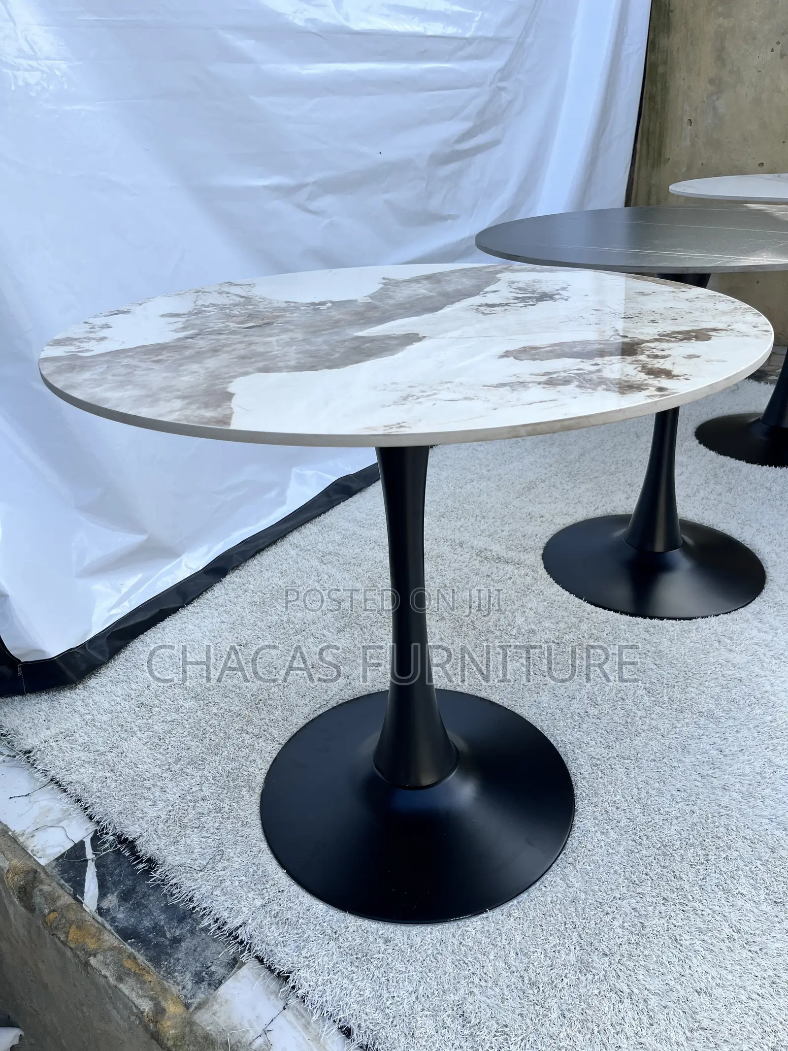 Premium Marble-Top Dining Cafe Table