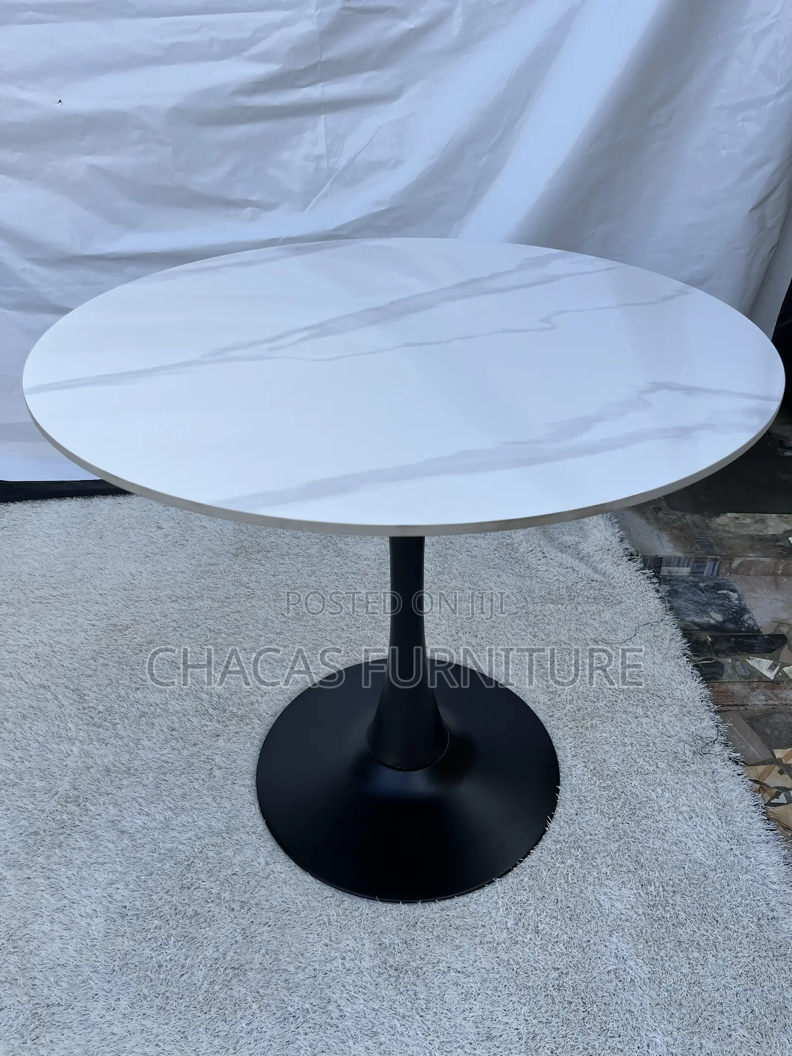 Premium Marble-Top Dining Cafe Table