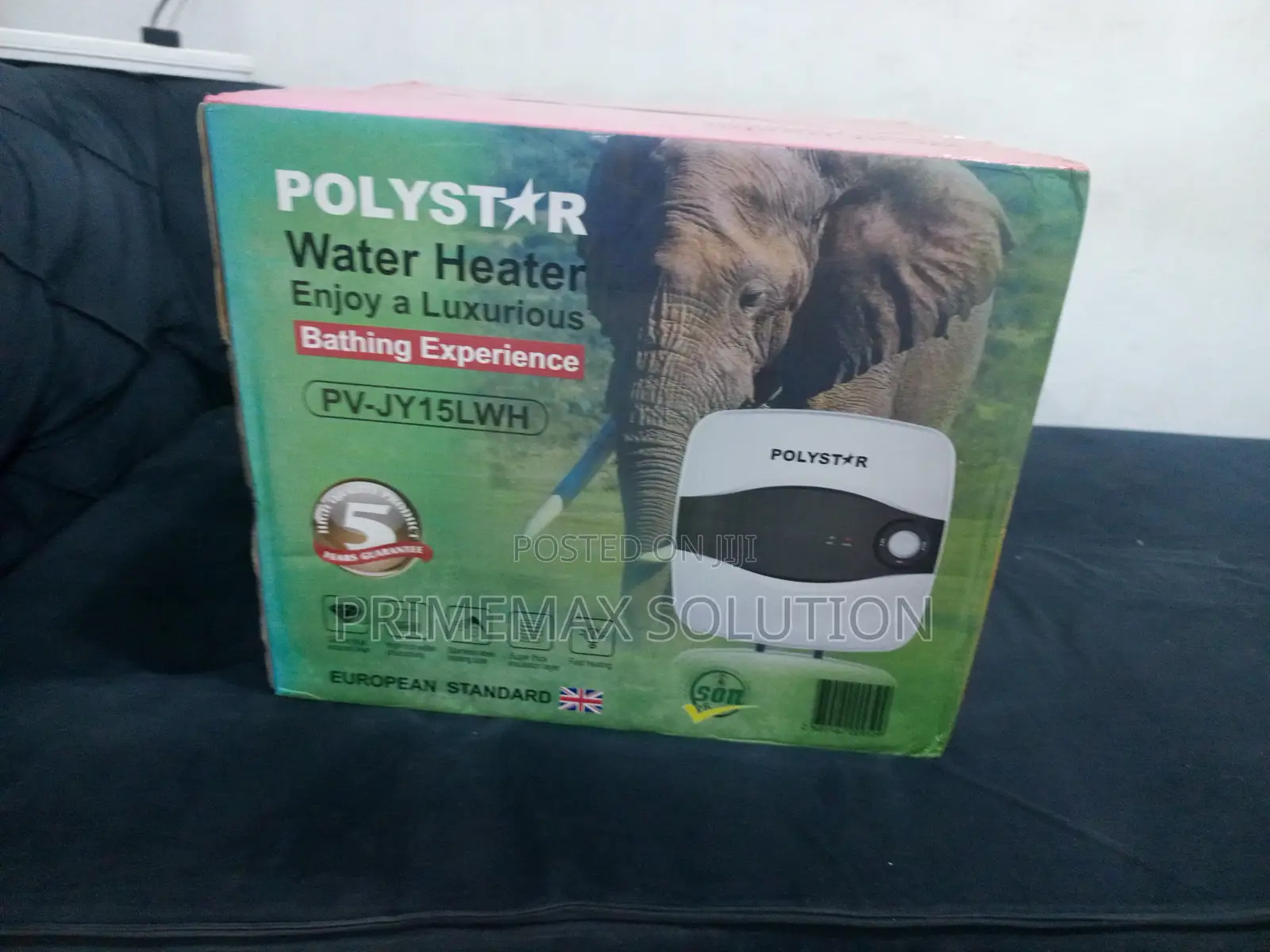 Polystar 15L Electric Water Heater Vertical Design PV-JY15LWH
