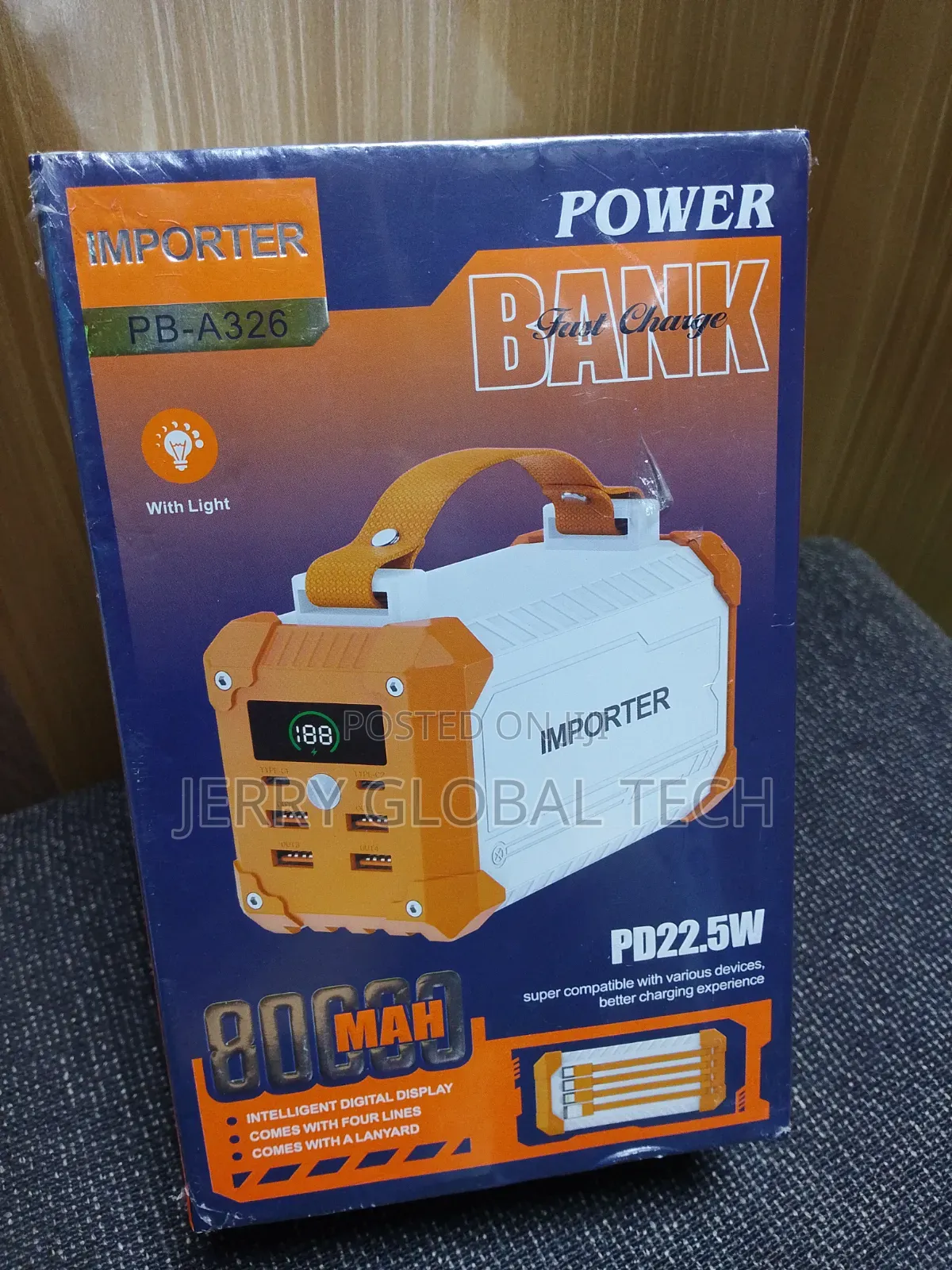 Power Bank 80,000mAh