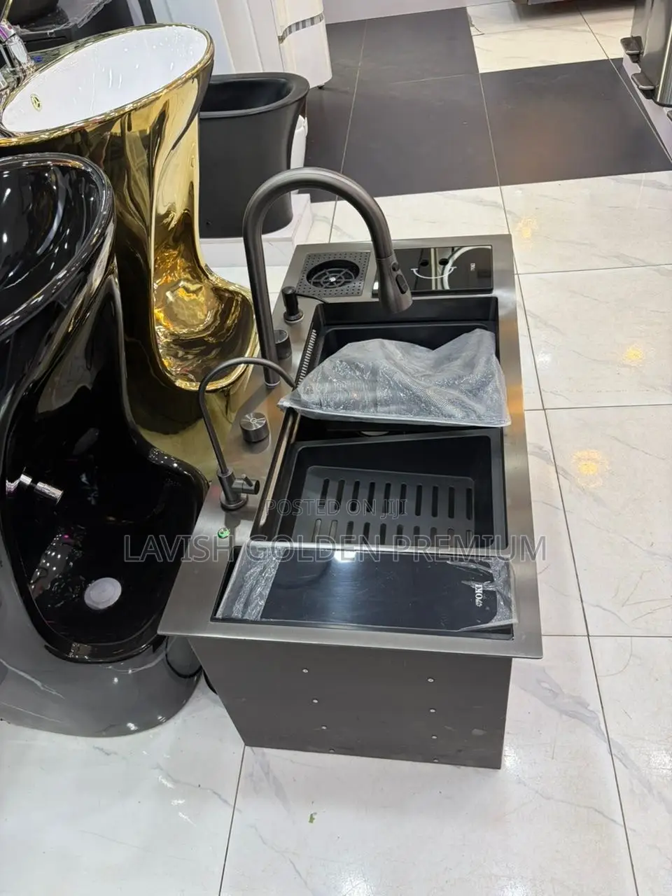 Multifunctional Stainless Steel With Digital Button Kitchen Sink