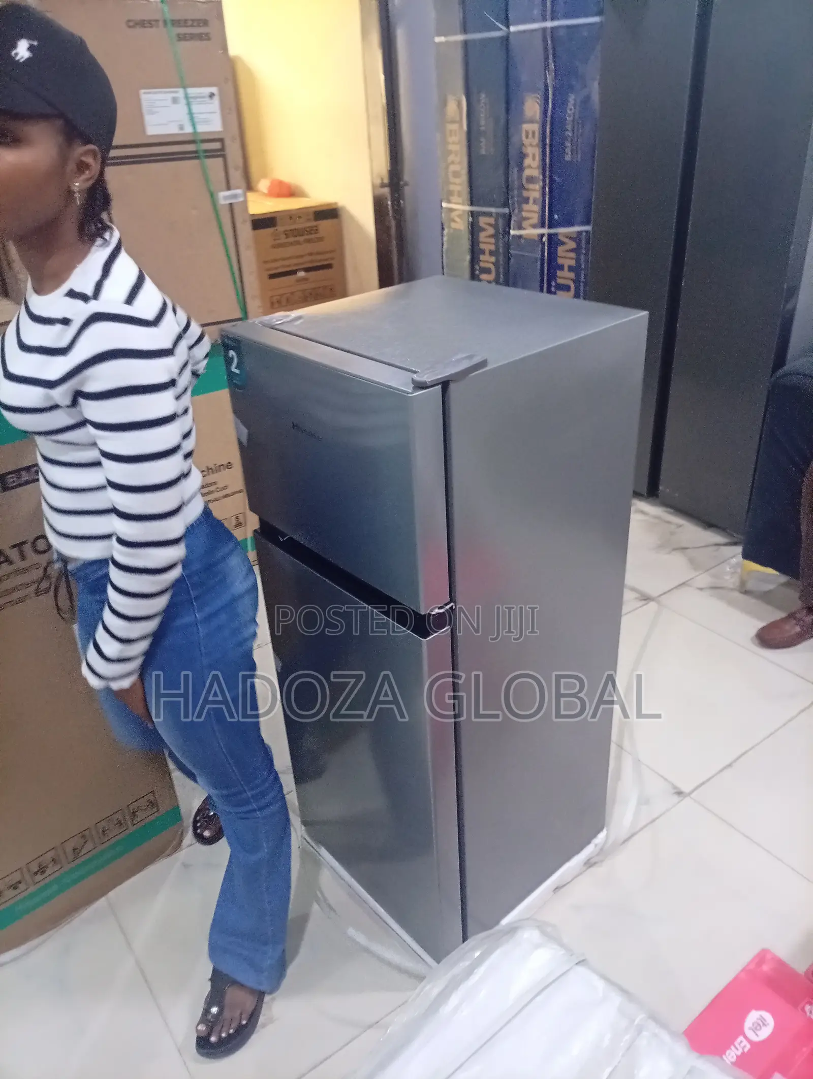 Hisense REF 172DR 124 Litres Silver Double Door Fridge