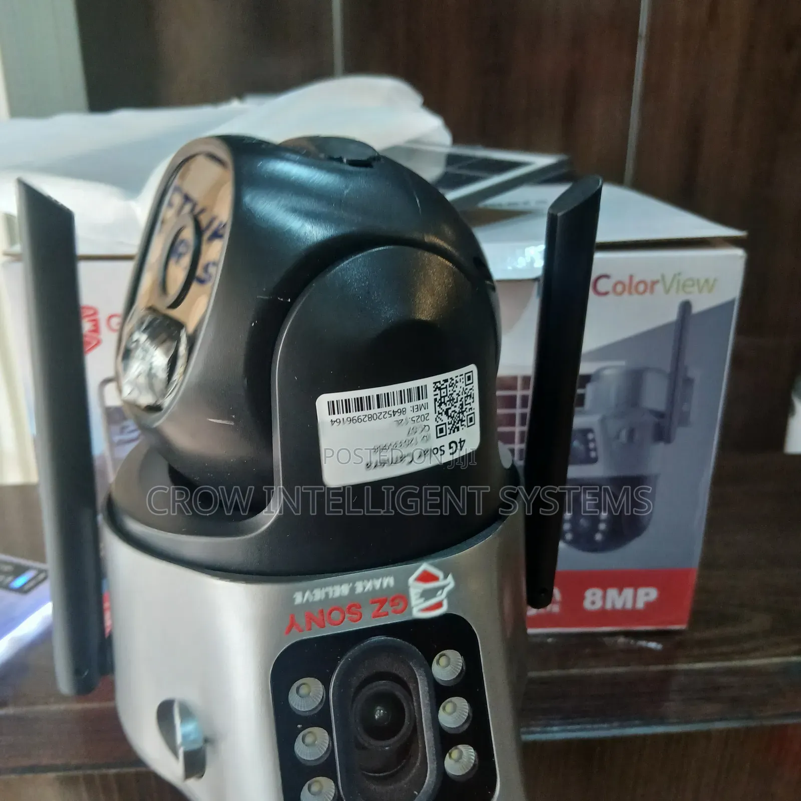 G2 Sony P6a 8mp 4g Lte Dual Lens Solar CCTV Camera