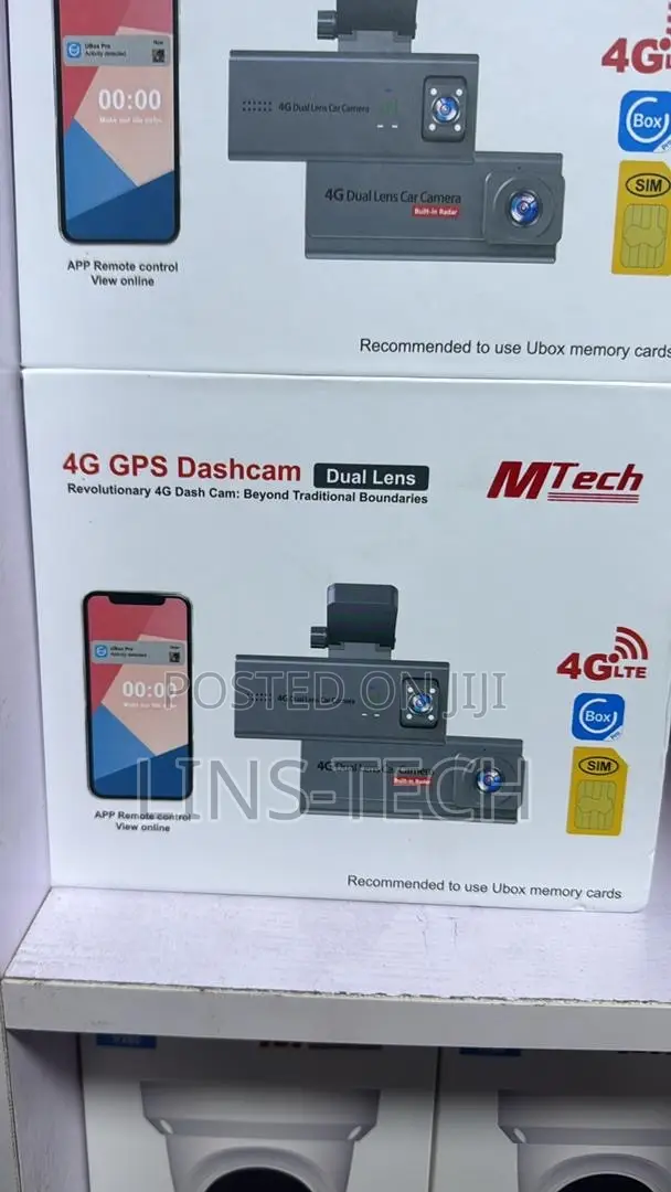 UBOX Dual Lens Dash Cam/Tracker