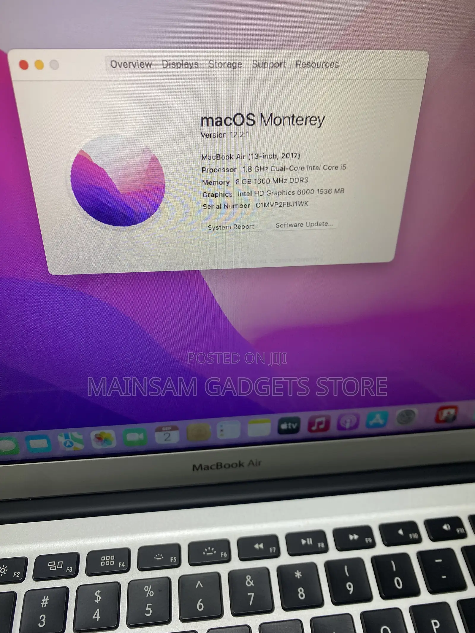 Laptop Apple MacBook Air 2017 8GB Intel Core i5 SSD 256GB