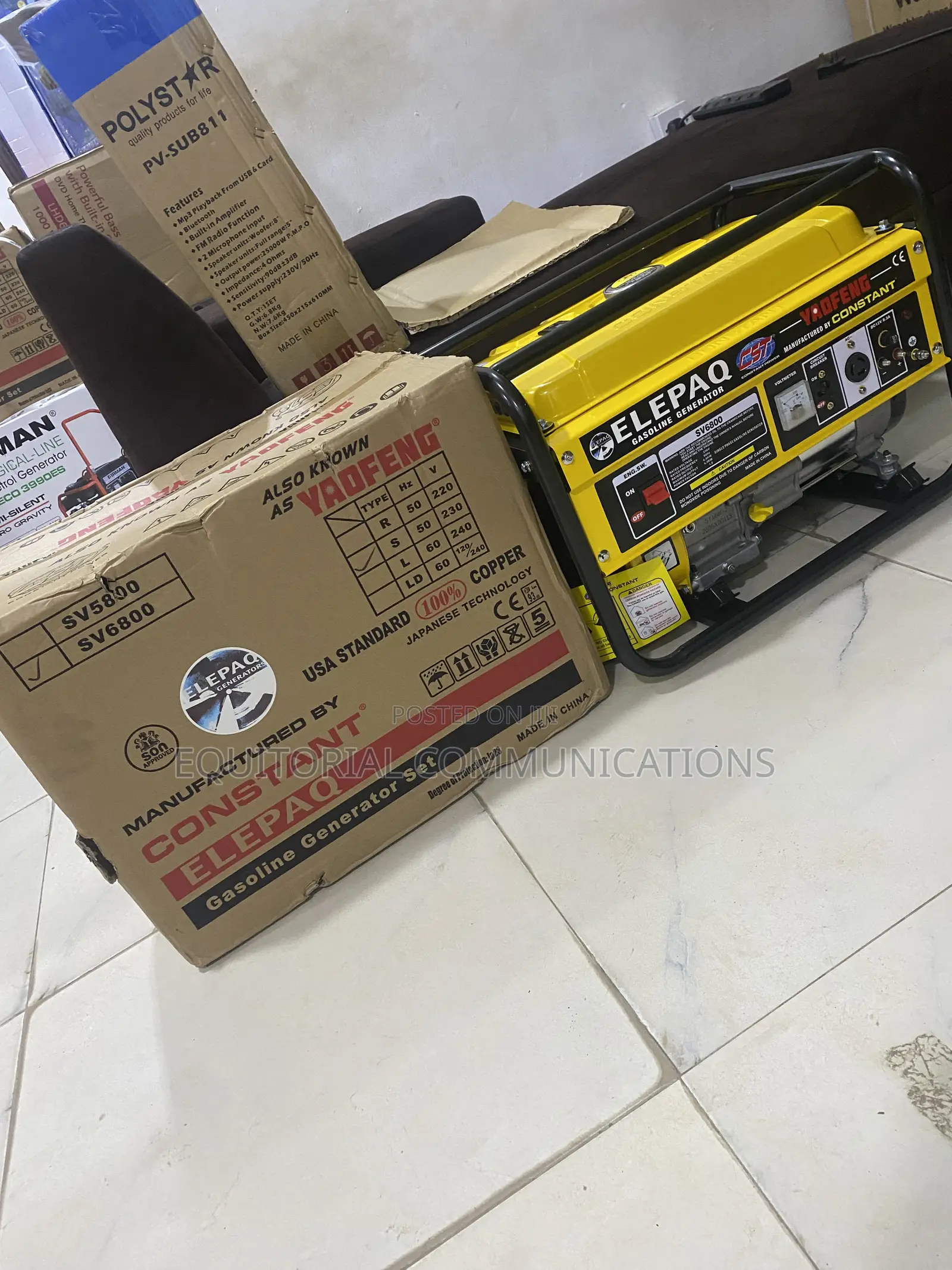 Elepaq SV6800 Strong Power Generator