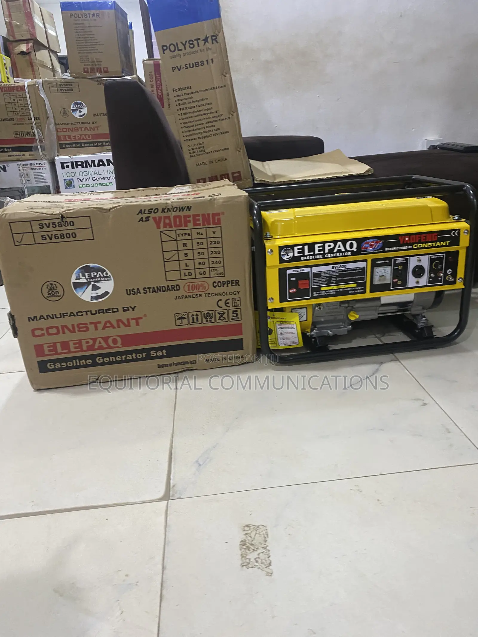 Elepaq SV6800 Premium Power Generator