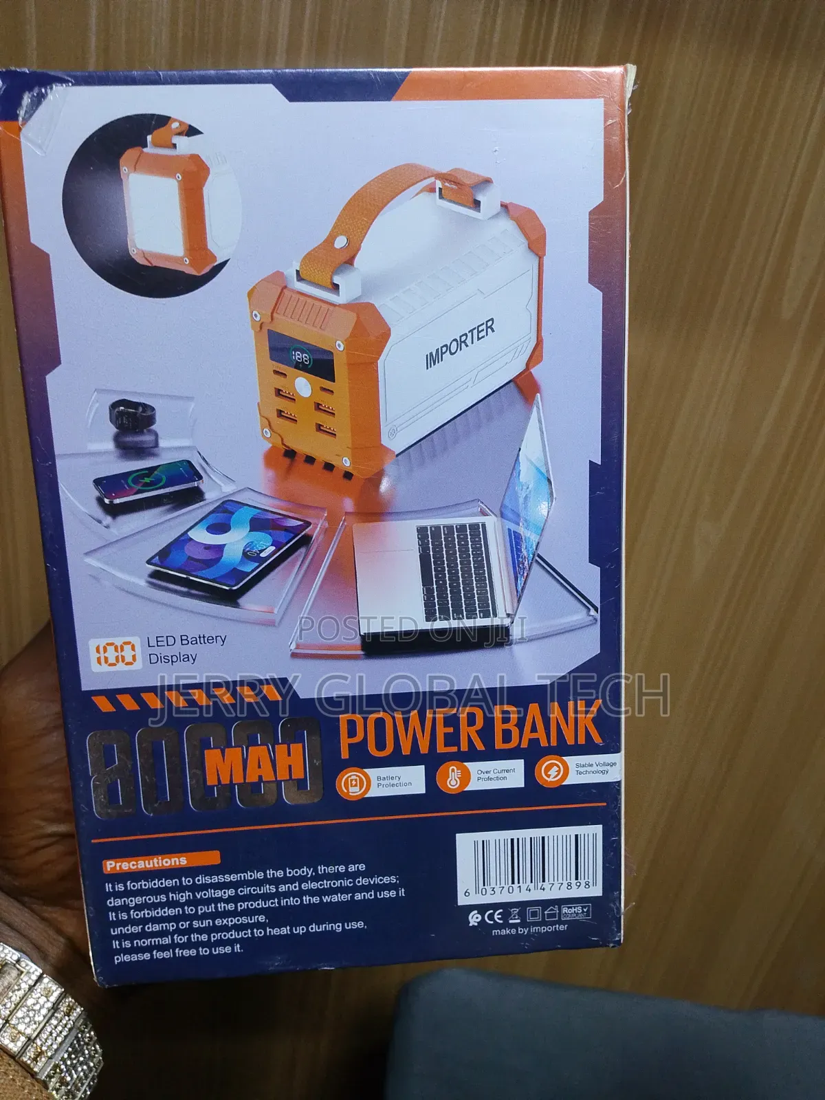 Power Bank 80,000mAh
