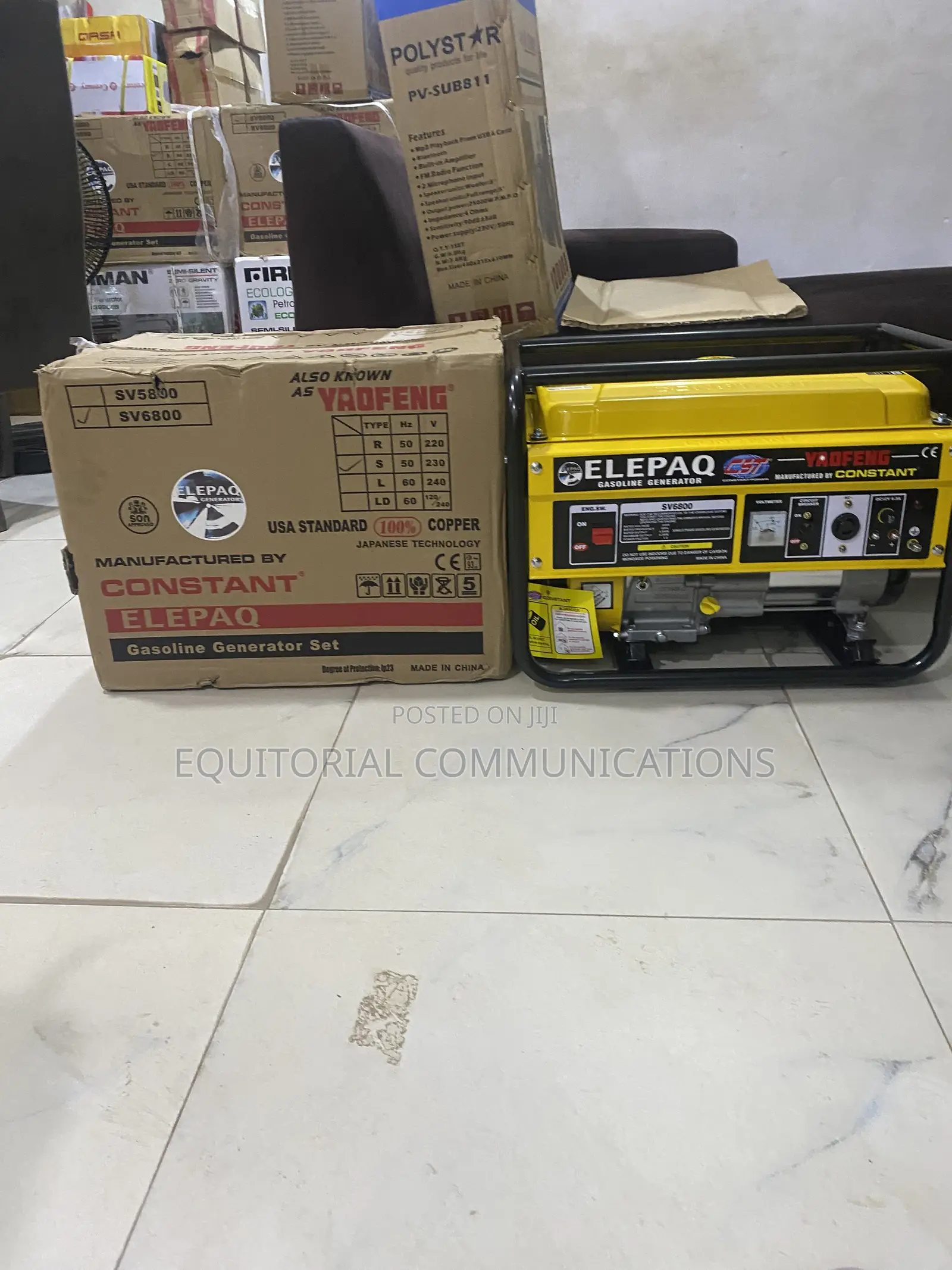Elepaq SV6800 Generator for Power Outages