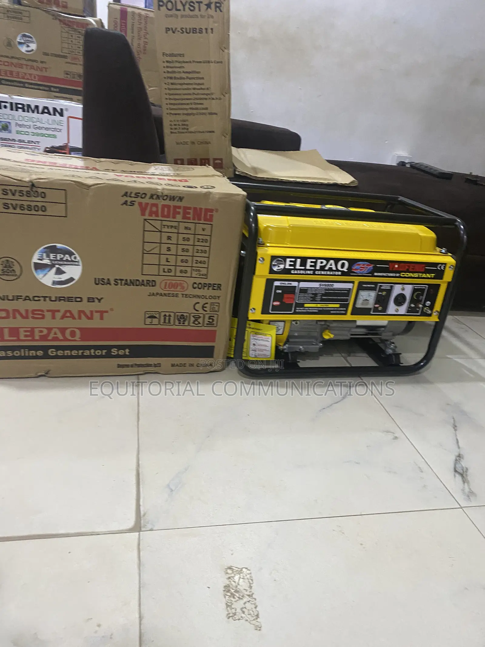 Elepaq SV6800 Generator for Power Outages