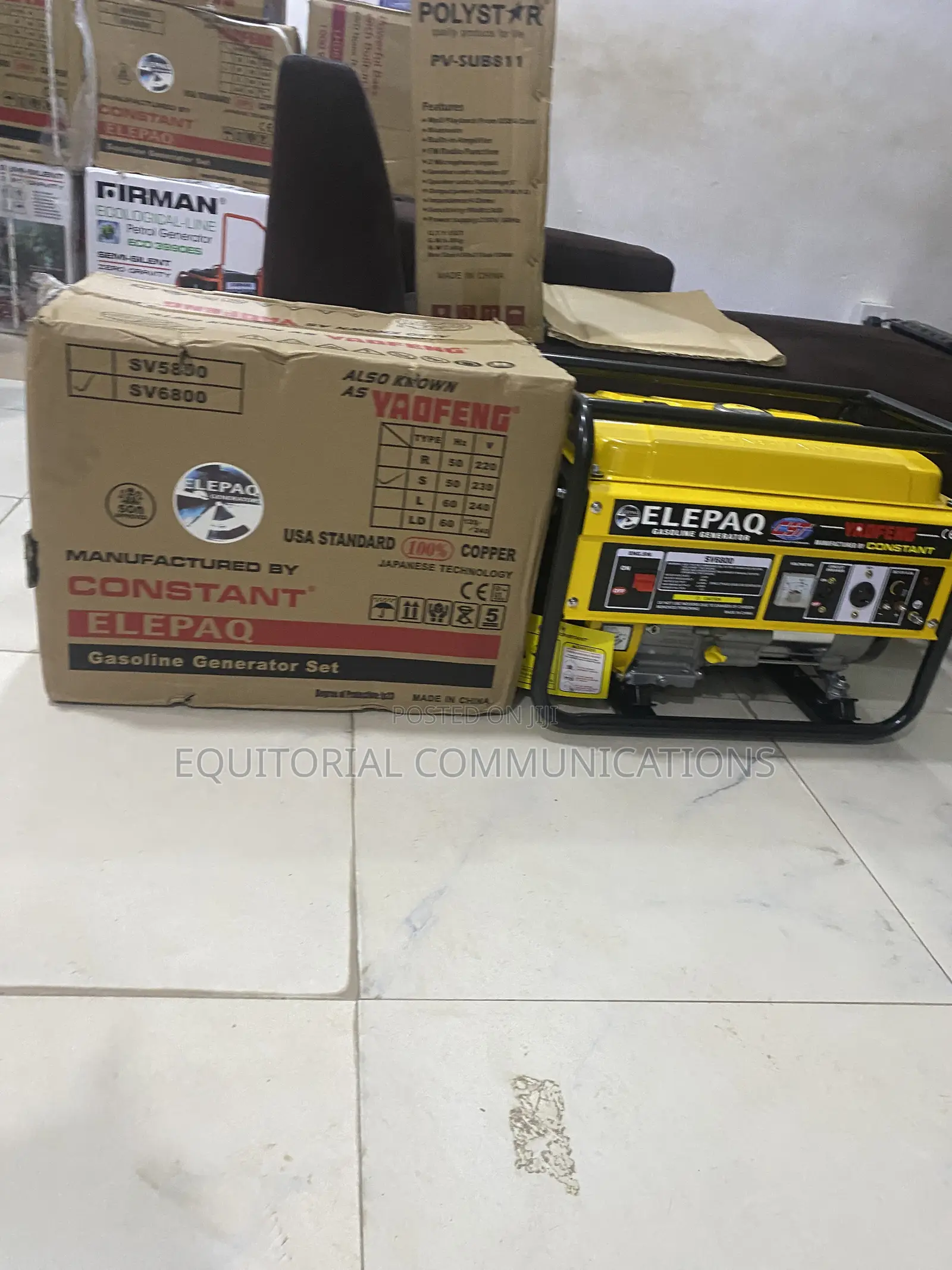 Elepaq SV6800 Residential Generator
