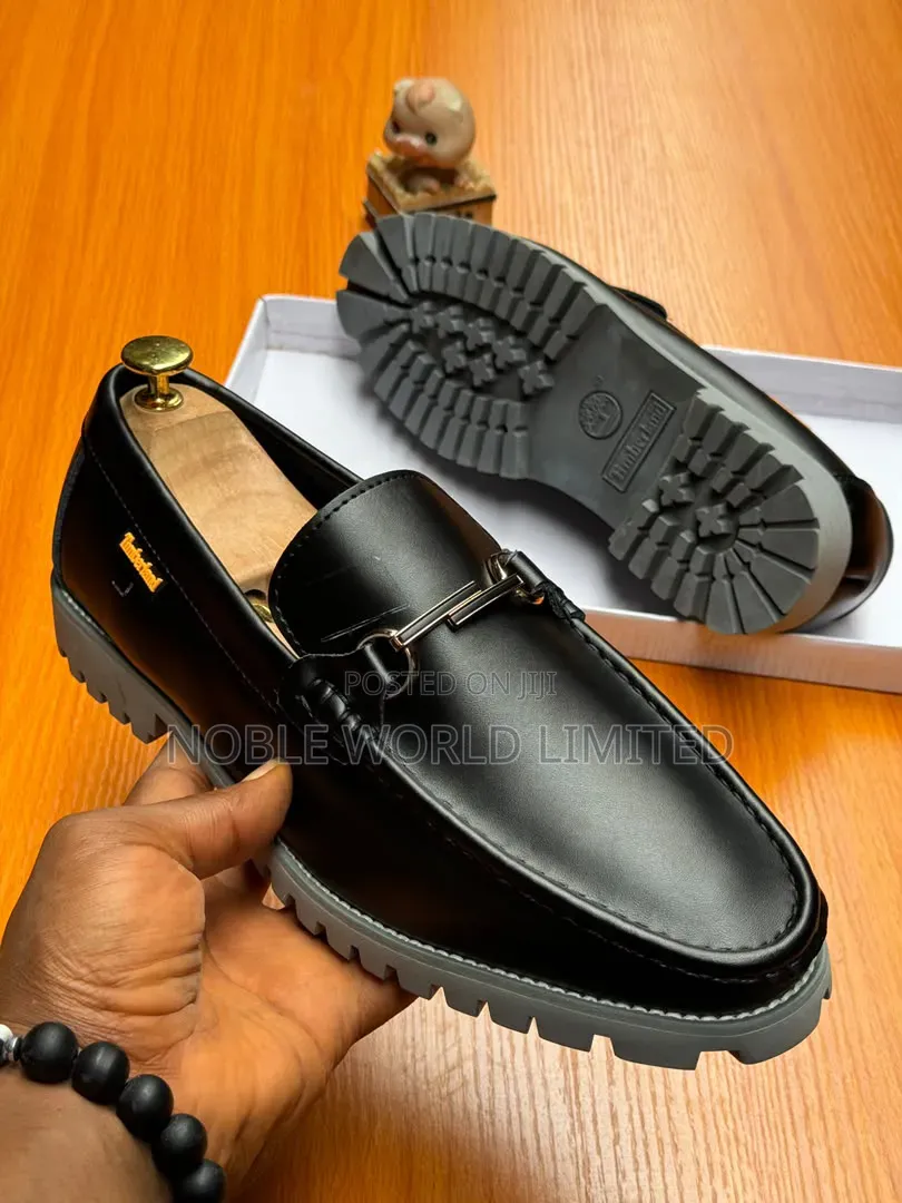 Pure Black Timberland Men's Loafers JCE 2s