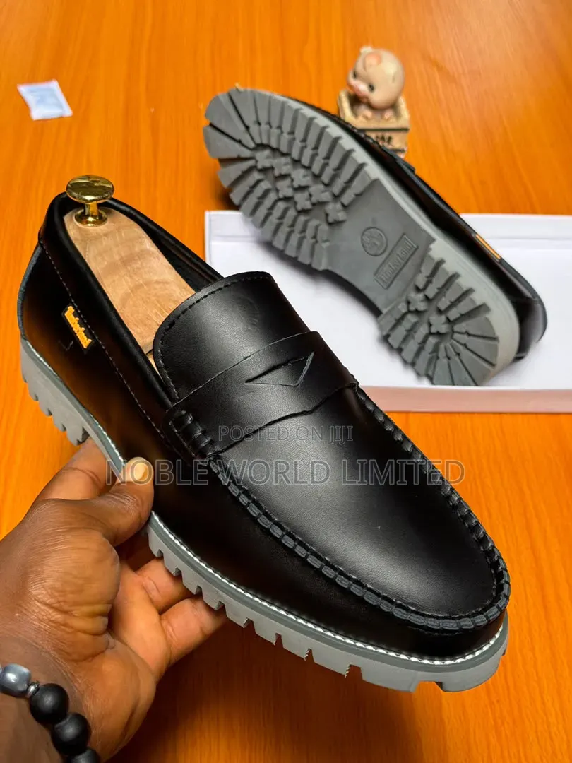 Pure Black Timberland Men's Loafers JCE 2s