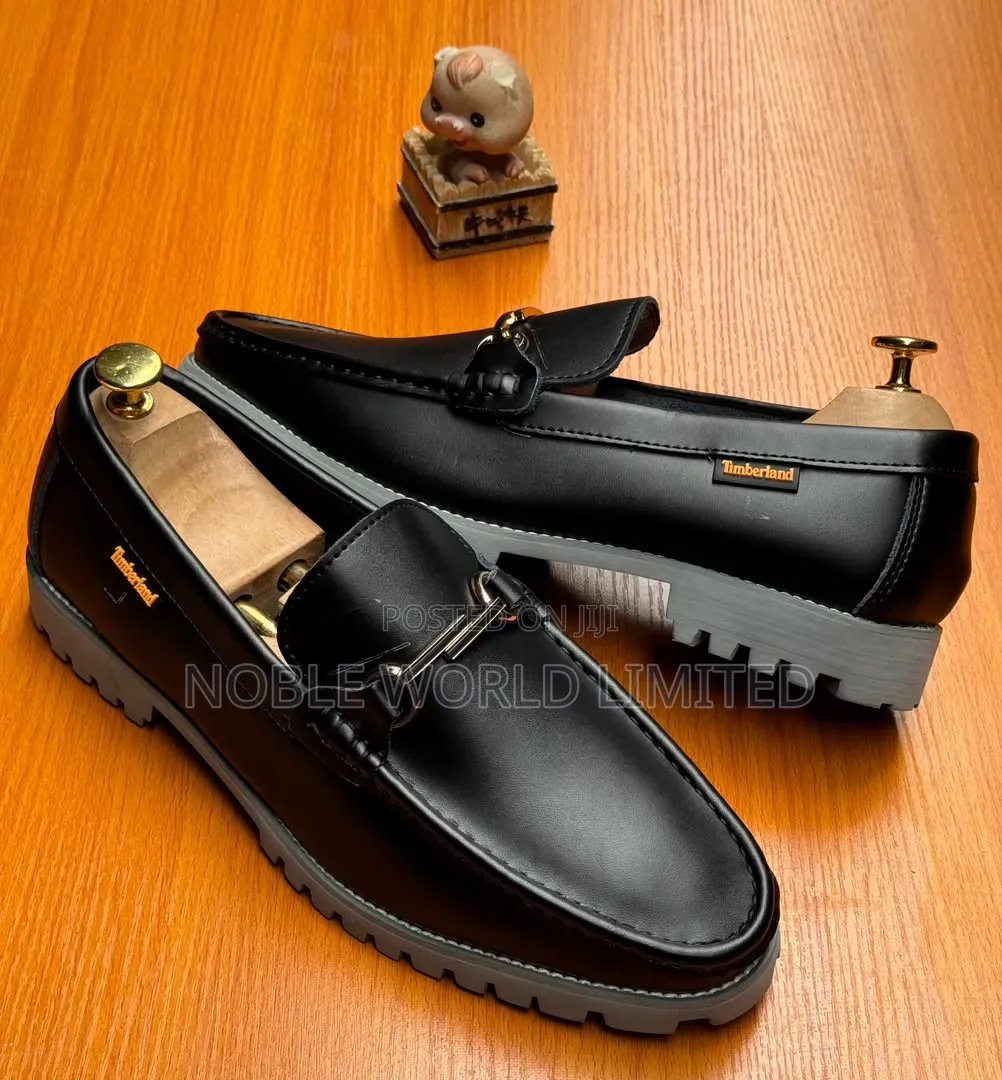 Pure Black Timberland Men's Loafers JCE 2s
