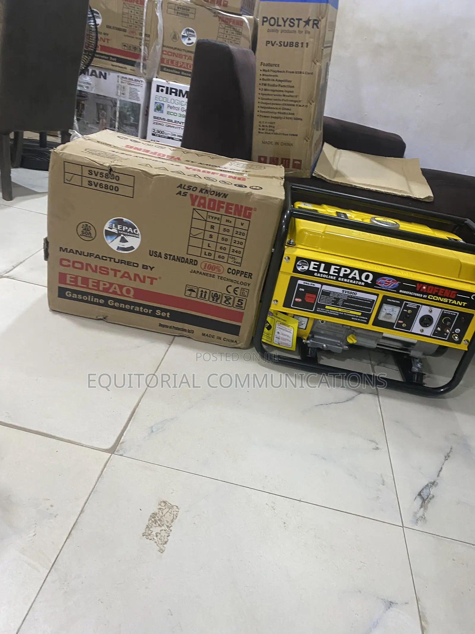 Elepaq SV6800 Dependable Home Backup Generator