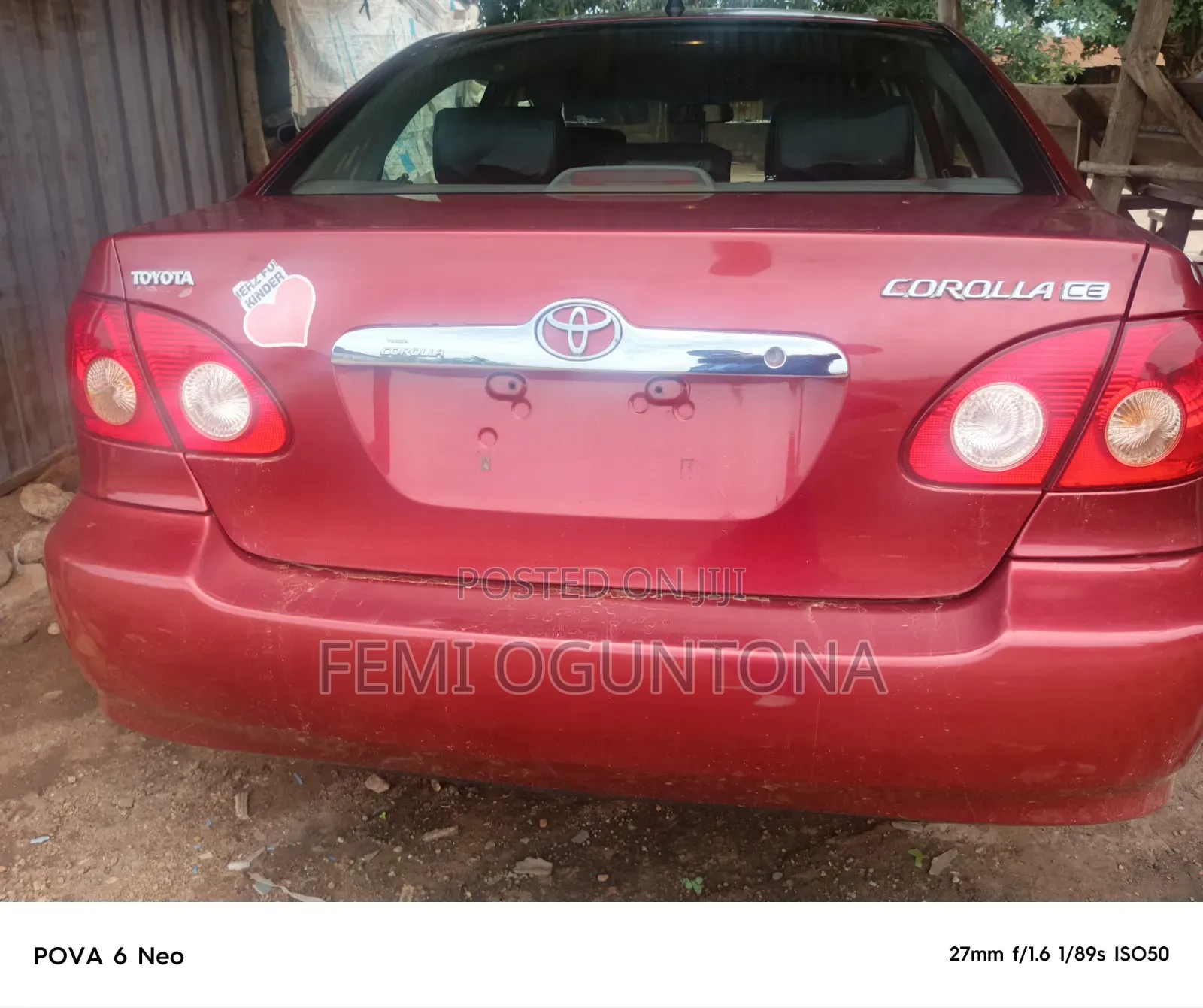Toyota Corolla 2006 Red