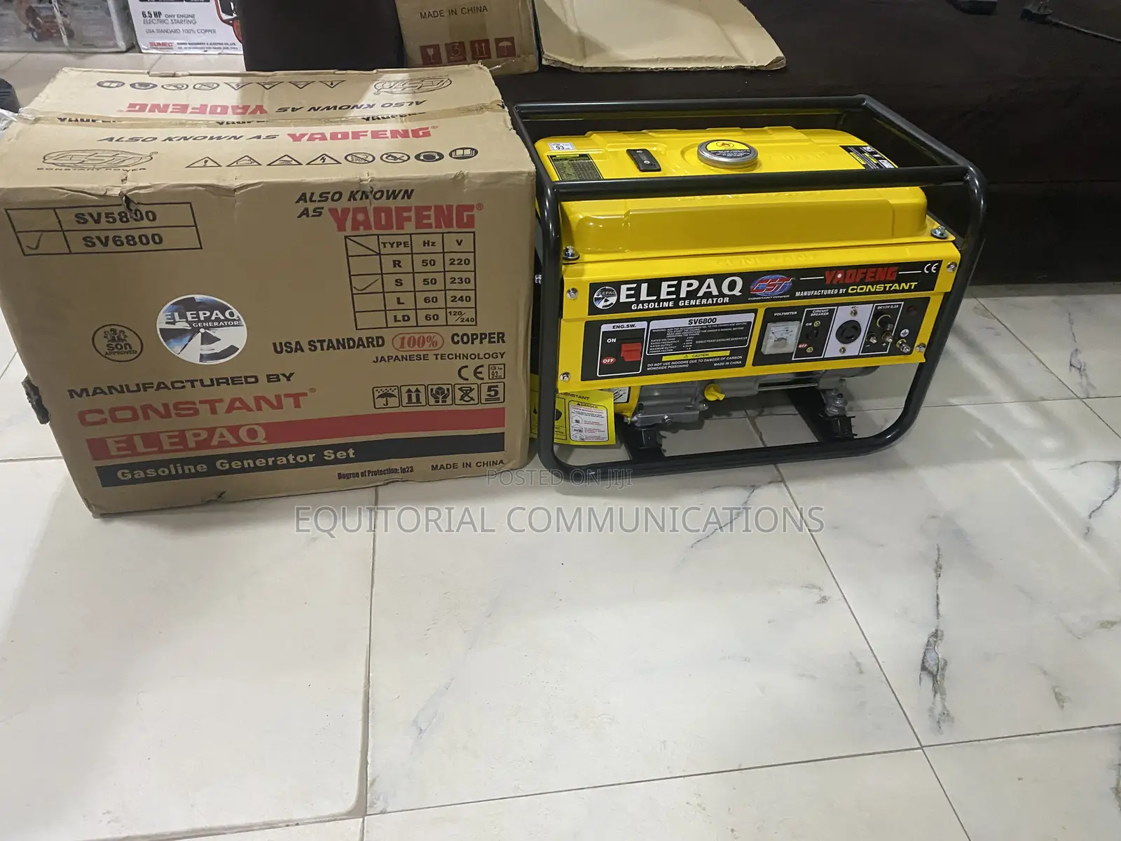 Elepaq SV6800 Powerful Petrol Power Supply