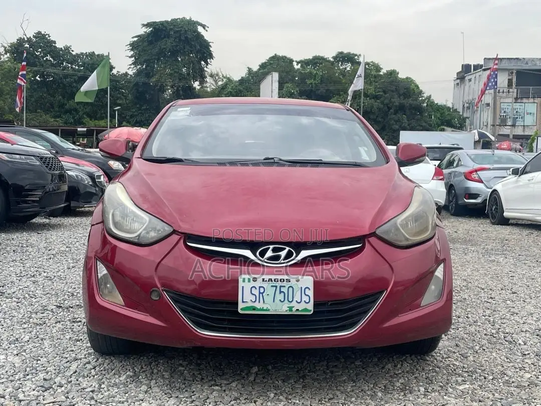 Hyundai Elantra 2013 Red