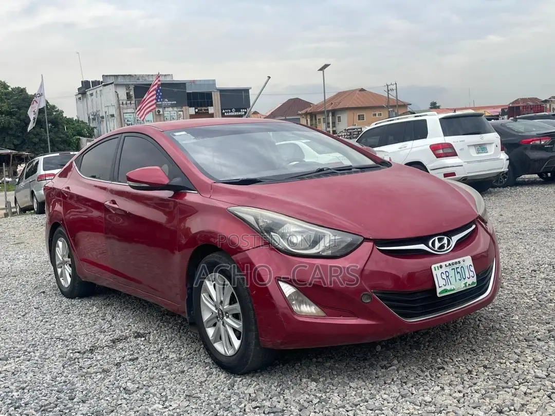 Hyundai Elantra 2013 Red