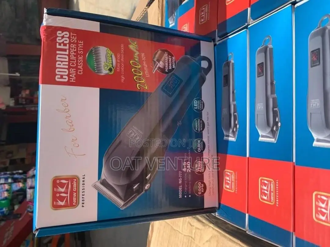 Brand New Kiki New Gain Professional Cordless Hair Clipper Set