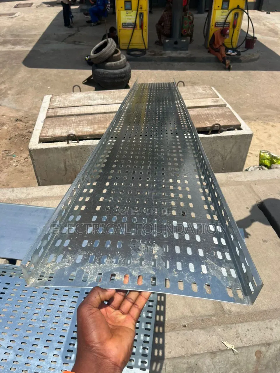 400mm*50mm Galvanized Cable Tray 3 Meters Length
