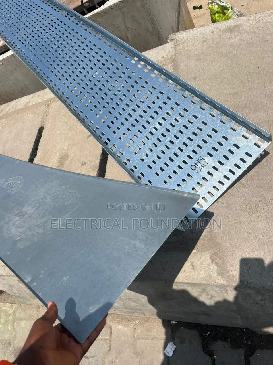 400mm*50mm Galvanized Cable Tray 3 Meters Length