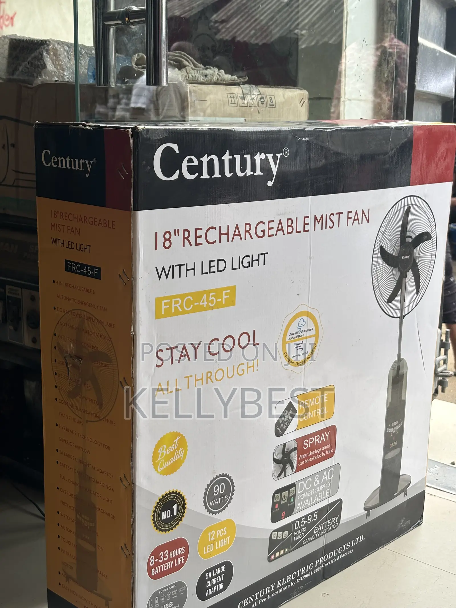 18” Recharge Mist Fan